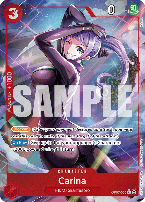 Carina 500 Years In The Future - OP-07 One Piece Card Carina 500 Years In The Future - OP-07 One Piece Card