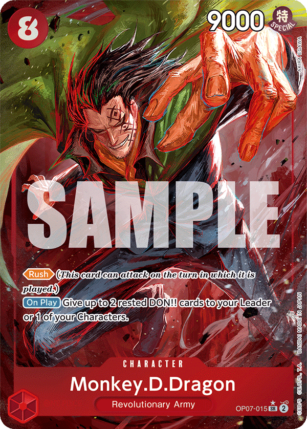 Monkey.D.Dragon 500 Years In The Future - OP-07 One Piece Card Monkey.D.Dragon 500 Years In The Future - OP-07 One Piece Card