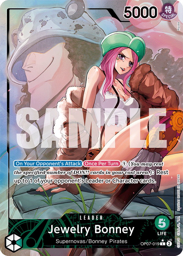Jewelry Bonney 500 Years In The Future - OP-07 One Piece Card Jewelry Bonney 500 Years In The Future - OP-07 One Piece Card
