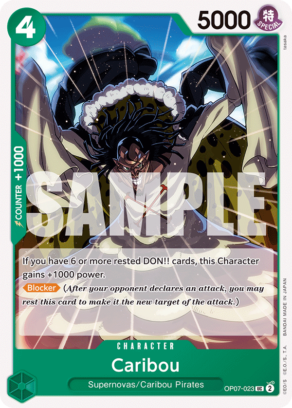 Caribou 500 Years In The Future - OP-07 One Piece Card Caribou 500 Years In The Future - OP-07 One Piece Card