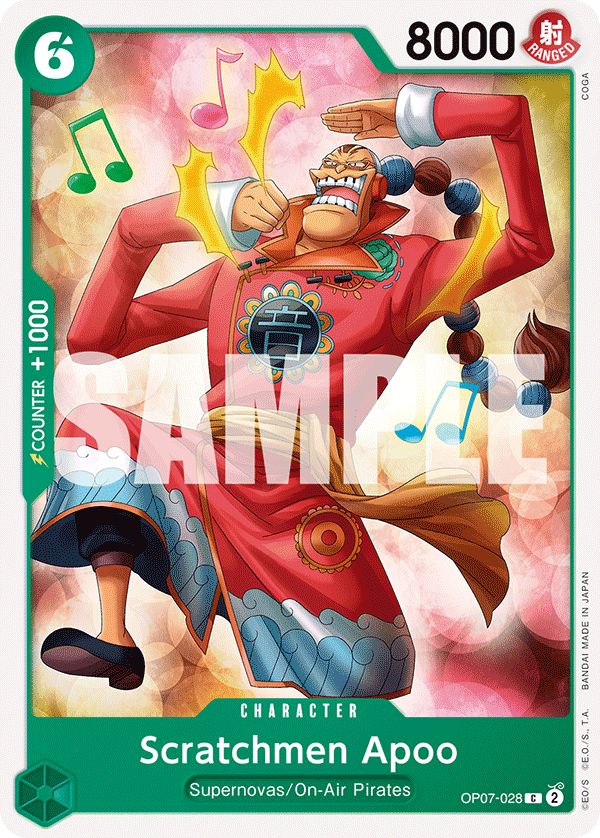 Scratchmen Apoo 500 Years In The Future - OP-07 One Piece Card Scratchmen Apoo 500 Years In The Future - OP-07 One Piece Card