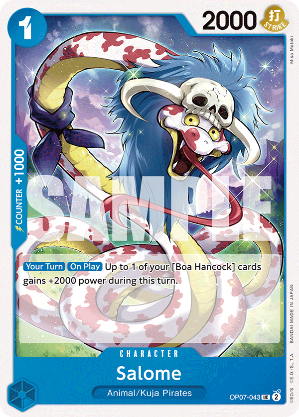 Salome 500 Years In The Future - OP-07 One Piece Card Salome 500 Years In The Future - OP-07 One Piece Card