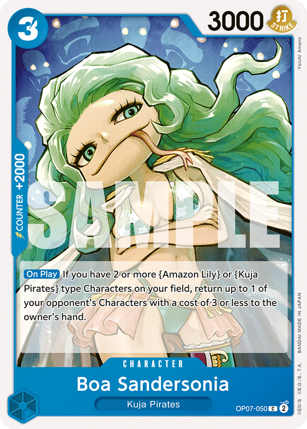 Boa Sandersonia 500 Years In The Future - OP-07 One Piece Card Boa Sandersonia 500 Years In The Future - OP-07 One Piece Card