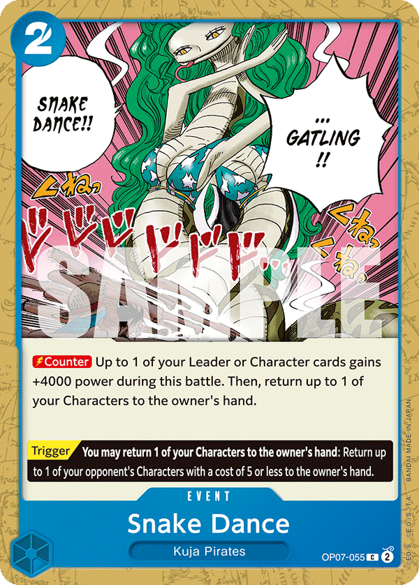 Snake Dance 500 Years In The Future - OP-07 One Piece Card Snake Dance 500 Years In The Future - OP-07 One Piece Card
