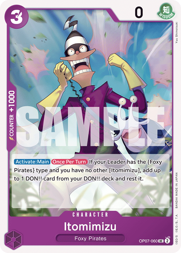 Itomimizu 500 Years In The Future - OP-07 One Piece Card Itomimizu 500 Years In The Future - OP-07 One Piece Card