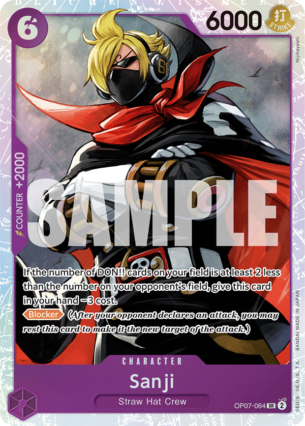 Sanji 500 Years In The Future - OP-07 One Piece Card Sanji 500 Years In The Future - OP-07 One Piece Card