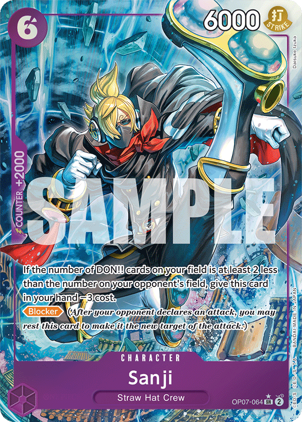 Sanji 500 Years In The Future - OP-07 One Piece Card Sanji 500 Years In The Future - OP-07 One Piece Card