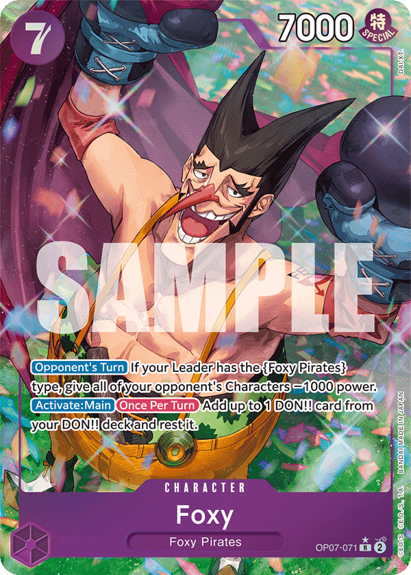Foxy 500 Years In The Future - OP-07 One Piece Card Foxy 500 Years In The Future - OP-07 One Piece Card