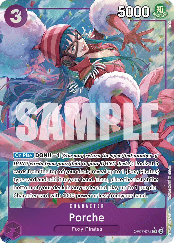 Porche 500 Years In The Future - OP-07 One Piece Card Porche 500 Years In The Future - OP-07 One Piece Card
