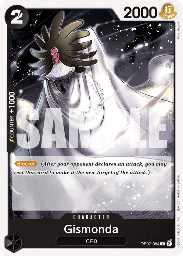 Gismonda 500 Years In The Future - OP-07 One Piece Card Gismonda 500 Years In The Future - OP-07 One Piece Card