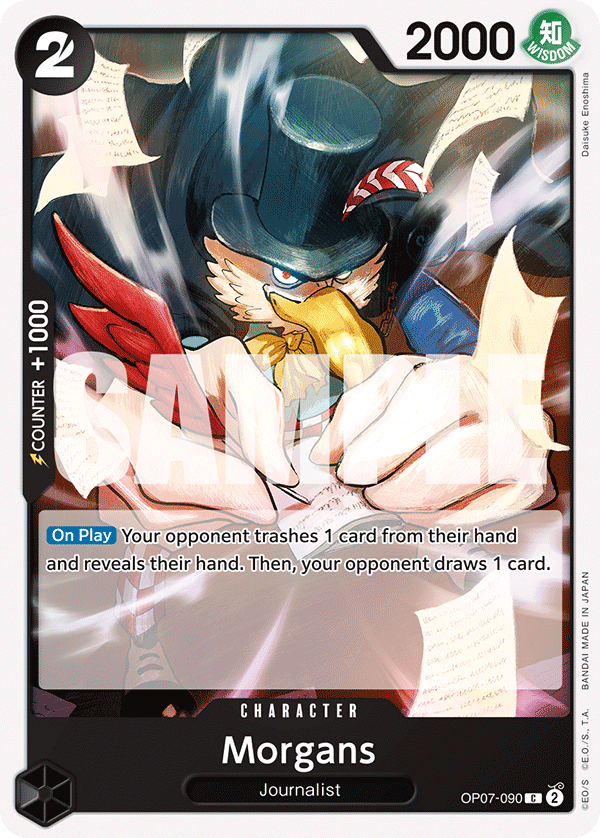 Morgans 500 Years In The Future - OP-07 One Piece Card Morgans 500 Years In The Future - OP-07 One Piece Card