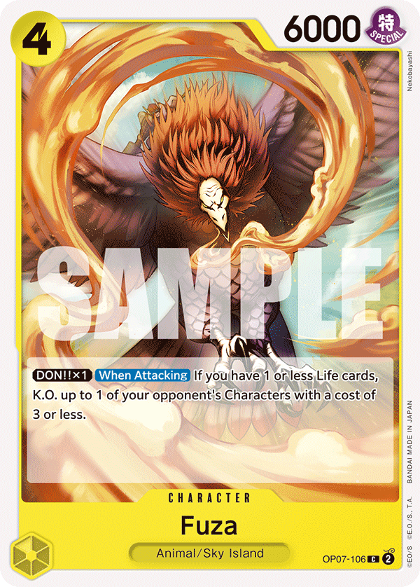 Fuza 500 Years In The Future - OP-07 One Piece Card Fuza 500 Years In The Future - OP-07 One Piece Card