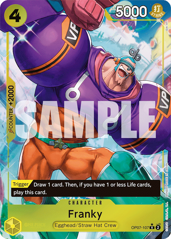Franky 500 Years In The Future - OP-07 One Piece Card Franky 500 Years In The Future - OP-07 One Piece Card