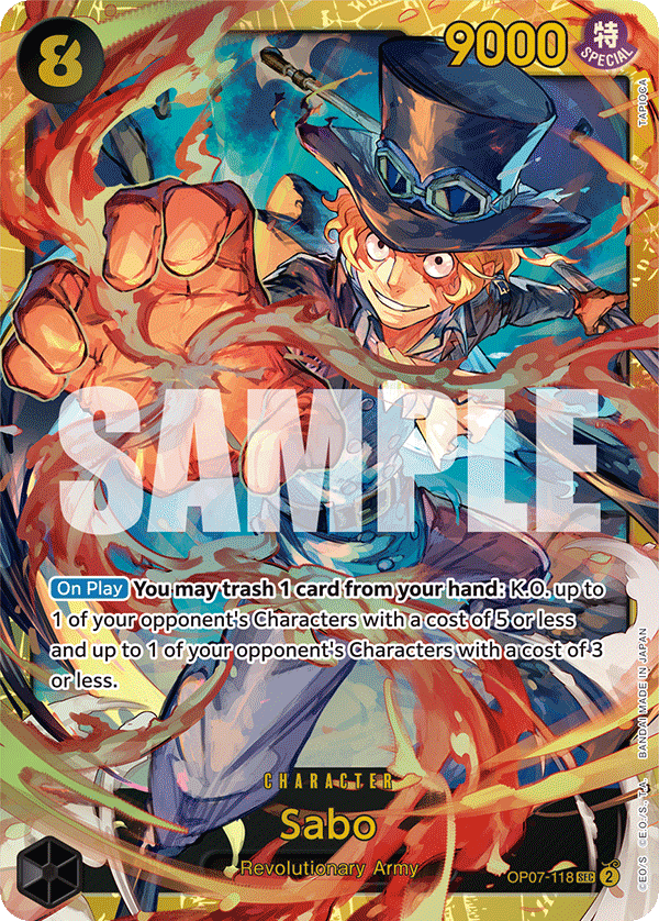 Sabo 500 Years In The Future - OP-07 One Piece Card Sabo 500 Years In The Future - OP-07 One Piece Card