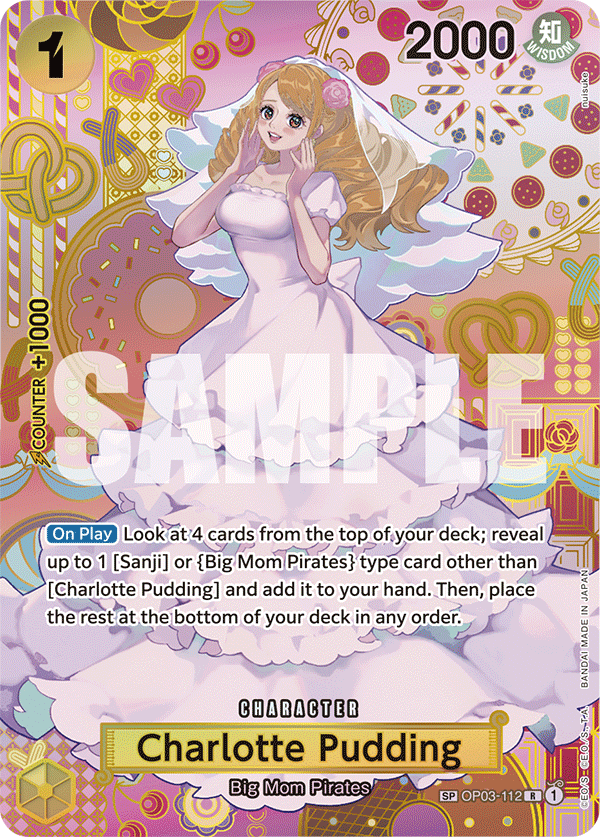 Charlotte Pudding Two Legends - OP-08 One Piece Card Charlotte Pudding Two Legends - OP-08 One Piece Card
