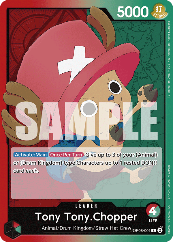 Tony Tony.Chopper Two Legends - OP-08 One Piece Card Tony Tony.Chopper Two Legends - OP-08 One Piece Card