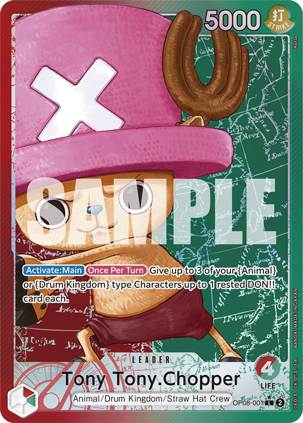 Tony Tony.Chopper Two Legends - OP-08 One Piece Card Tony Tony.Chopper Two Legends - OP-08 One Piece Card