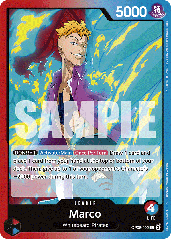 Marco Two Legends - OP-08 One Piece Card Marco Two Legends - OP-08 One Piece Card
