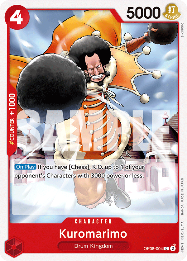 Kuromarimo Two Legends - OP-08 One Piece Card Kuromarimo Two Legends - OP-08 One Piece Card