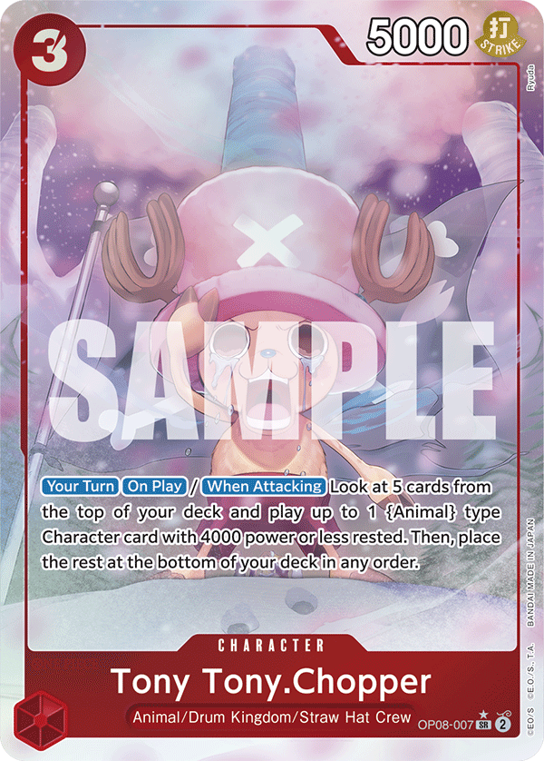 Tony Tony.Chopper Two Legends - OP-08 One Piece Card Tony Tony.Chopper Two Legends - OP-08 One Piece Card