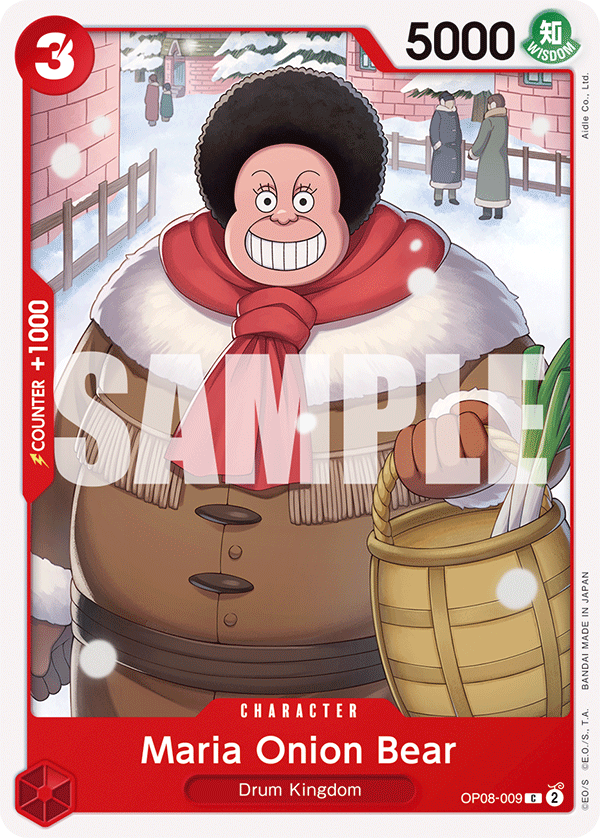 Maria Onion Bear Two Legends - OP-08 One Piece Card Maria Onion Bear Two Legends - OP-08 One Piece Card