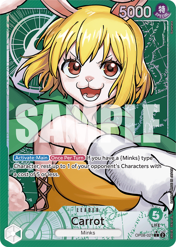 Carrot Two Legends - OP-08 One Piece Card Carrot Two Legends - OP-08 One Piece Card