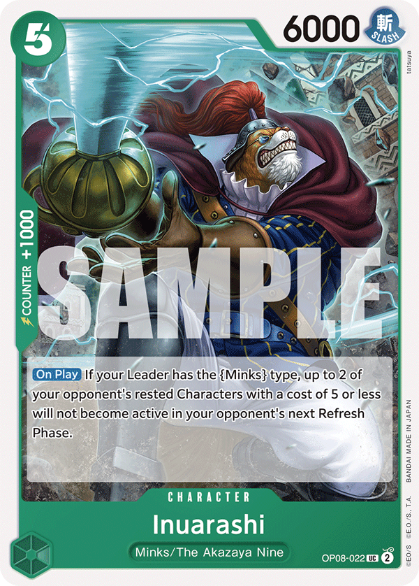 Inuarashi Two Legends - OP-08 One Piece Card Inuarashi Two Legends - OP-08 One Piece Card