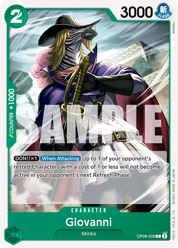Giovanni Two Legends - OP-08 One Piece Card Giovanni Two Legends - OP-08 One Piece Card