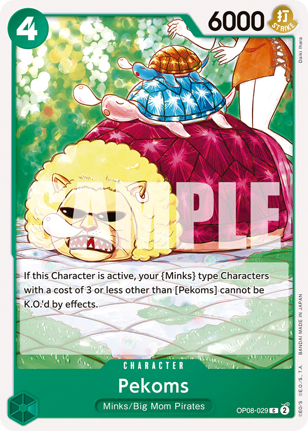 Pekoms Two Legends - OP-08 One Piece Card Pekoms Two Legends - OP-08 One Piece Card