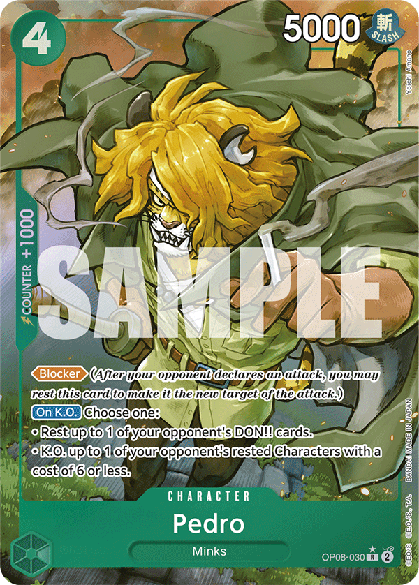 Pedro Two Legends - OP-08 One Piece Card Pedro Two Legends - OP-08 One Piece Card