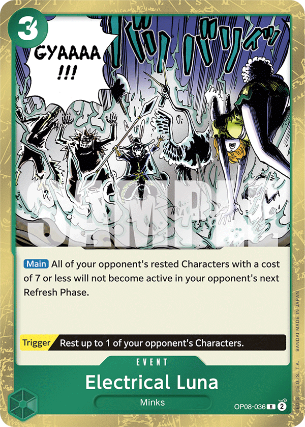 Electrical Luna Two Legends - OP-08 One Piece Card Electrical Luna Two Legends - OP-08 One Piece Card