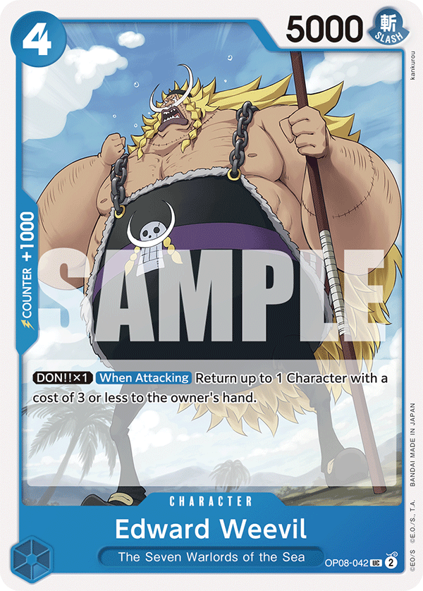 Edward Weevil Two Legends - OP-08 One Piece Card Edward Weevil Two Legends - OP-08 One Piece Card