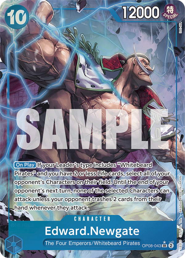 Edward.Newgate Two Legends - OP-08 One Piece Card Edward.Newgate Two Legends - OP-08 One Piece Card