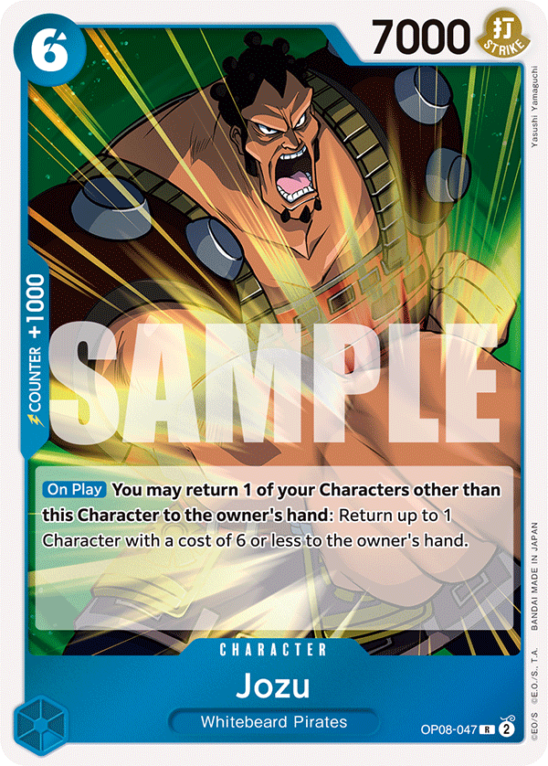 Jozu Two Legends - OP-08 One Piece Card Jozu Two Legends - OP-08 One Piece Card