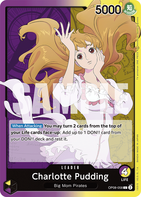 Charlotte Pudding Two Legends - OP-08 One Piece Card Charlotte Pudding Two Legends - OP-08 One Piece Card