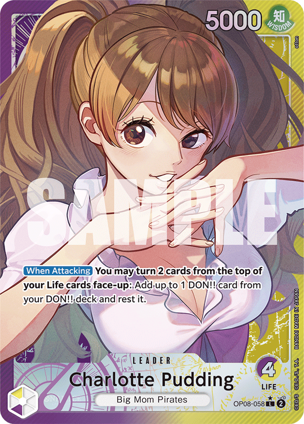 Charlotte Pudding Two Legends - OP-08 One Piece Card Charlotte Pudding Two Legends - OP-08 One Piece Card