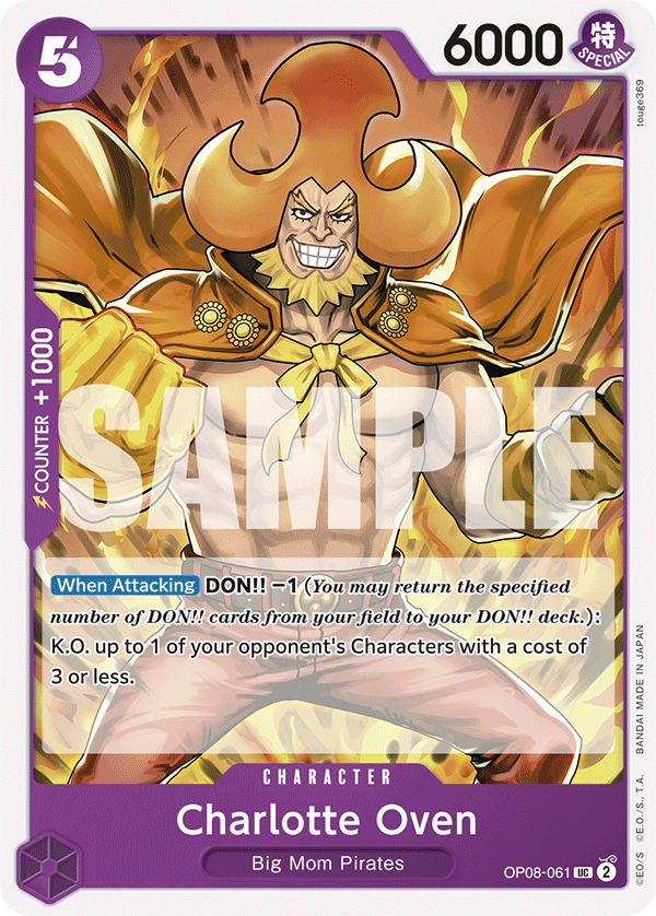 Charlotte Oven Two Legends - OP-08 One Piece Card Charlotte Oven Two Legends - OP-08 One Piece Card