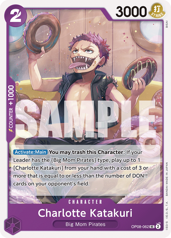 Charlotte Katakuri Two Legends - OP-08 One Piece Card Charlotte Katakuri Two Legends - OP-08 One Piece Card