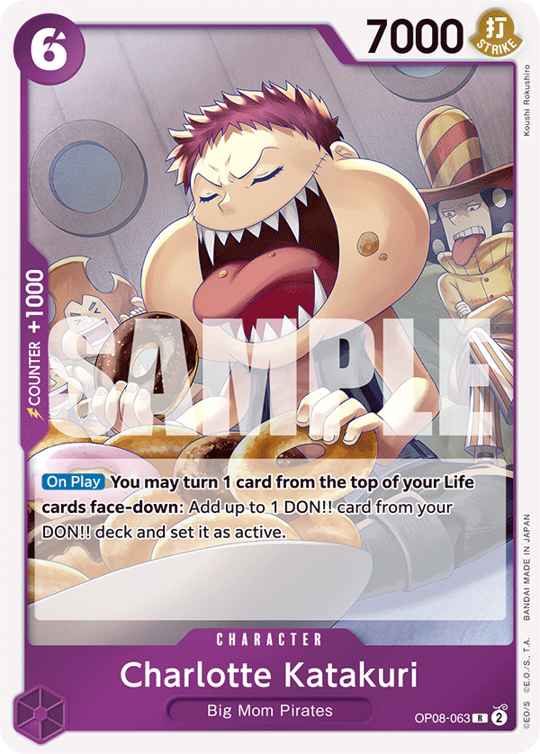 Charlotte Katakuri Two Legends - OP-08 One Piece Card Charlotte Katakuri Two Legends - OP-08 One Piece Card
