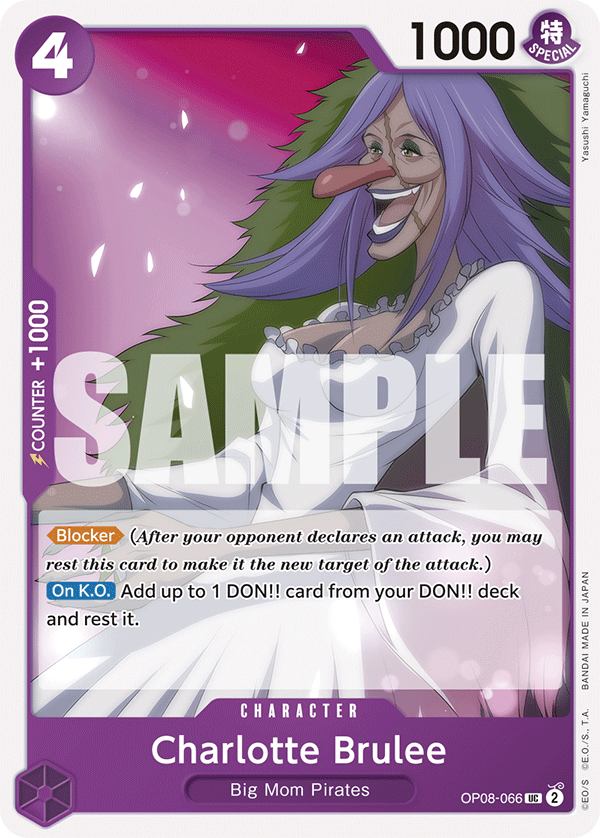 Charlotte Brulee Two Legends - OP-08 One Piece Card Charlotte Brulee Two Legends - OP-08 One Piece Card