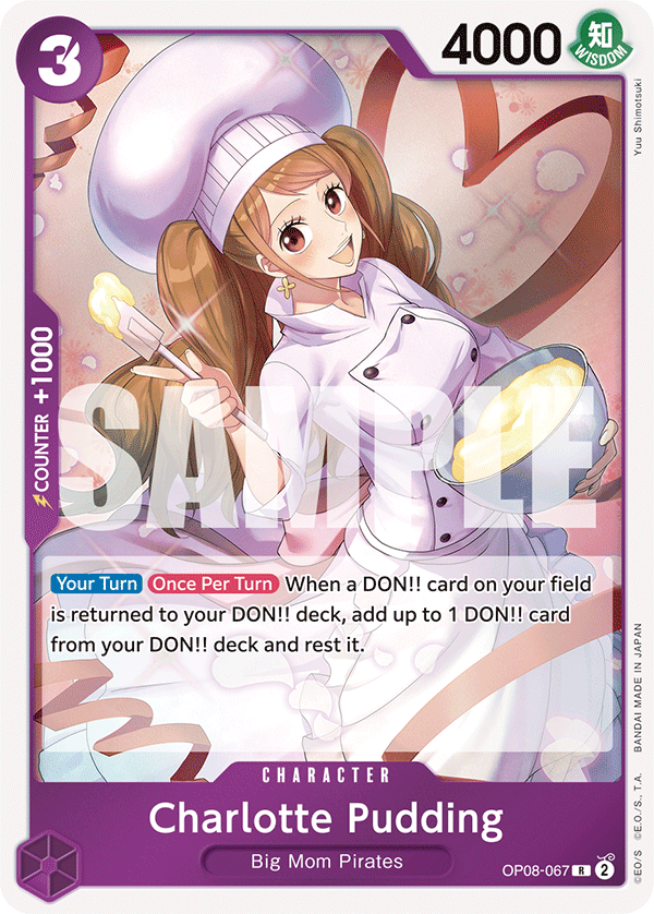 Charlotte Pudding Two Legends - OP-08 One Piece Card Charlotte Pudding Two Legends - OP-08 One Piece Card