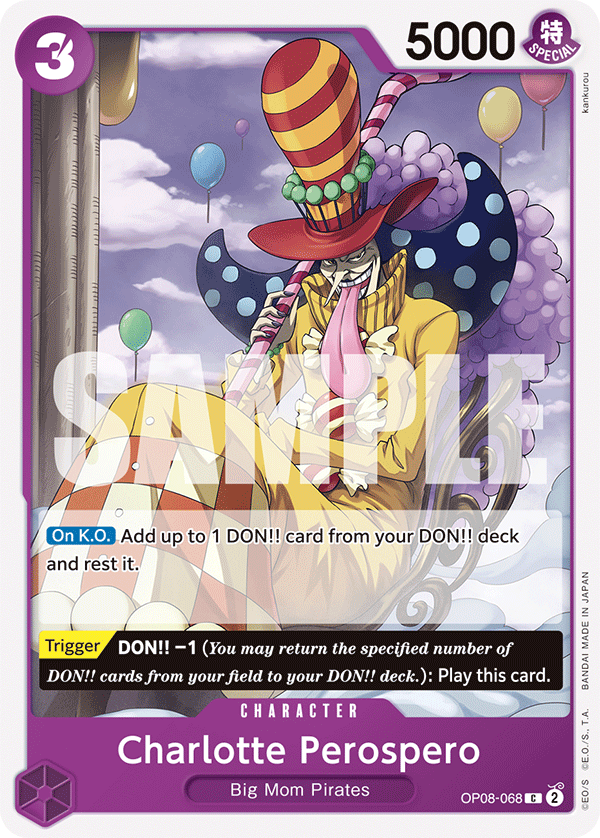 Charlotte Perospero Two Legends - OP-08 One Piece Card Charlotte Perospero Two Legends - OP-08 One Piece Card