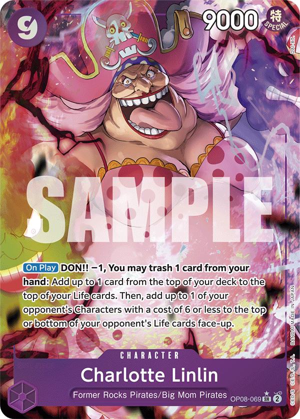 Charlotte Linlin Two Legends - OP-08 One Piece Card Charlotte Linlin Two Legends - OP-08 One Piece Card