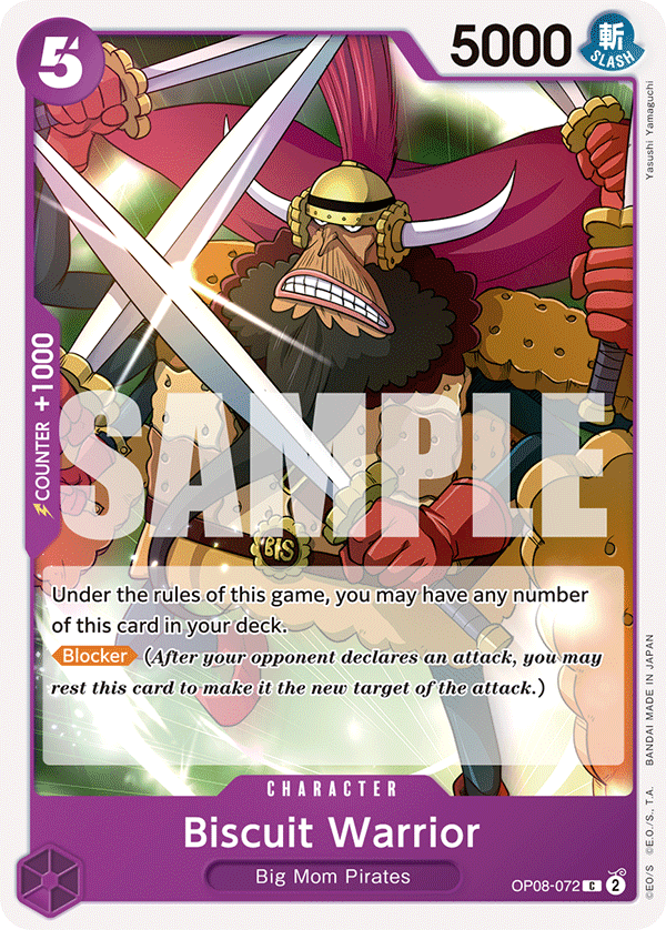 Biscuit Warrior Two Legends - OP-08 One Piece Card Biscuit Warrior Two Legends - OP-08 One Piece Card
