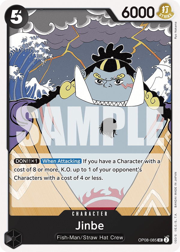 Jinbe Two Legends - OP-08 One Piece Card Jinbe Two Legends - OP-08 One Piece Card