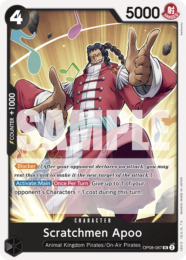 Scratchmen Apoo Two Legends - OP-08 One Piece Card Scratchmen Apoo Two Legends - OP-08 One Piece Card