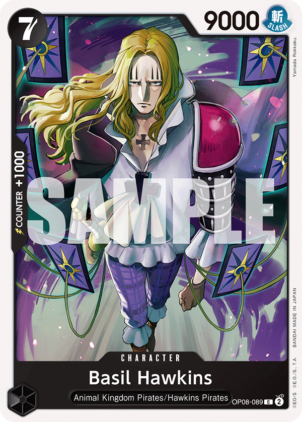 Basil Hawkins Two Legends - OP-08 One Piece Card Basil Hawkins Two Legends - OP-08 One Piece Card