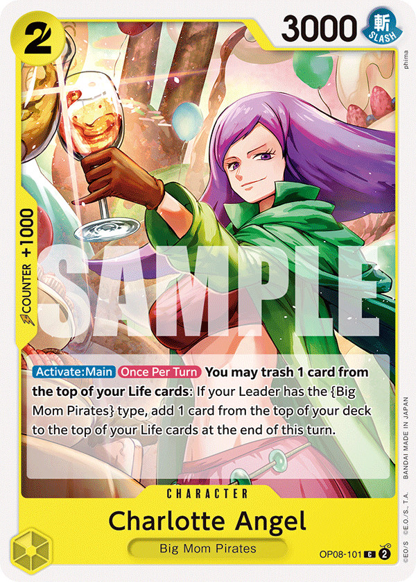 Charlotte Angel Two Legends - OP-08 One Piece Card Charlotte Angel Two Legends - OP-08 One Piece Card