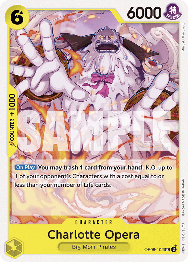 Charlotte Opera Two Legends - OP-08 One Piece Card Charlotte Opera Two Legends - OP-08 One Piece Card