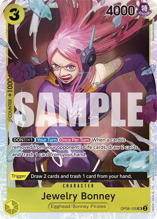 Jewelry Bonney Two Legends - OP-08 One Piece Card Jewelry Bonney Two Legends - OP-08 One Piece Card